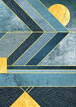 Load image into Gallery viewer, Abstract Landscape Painting Coffee House Wall Art Modern Living Room Canvas Poster Print Study Room Picture Office Decoration