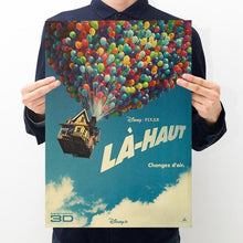 Load image into Gallery viewer, Movie Flying House Globes Poster Retro Kraft Paper Poster Bar Room Decoration Painting Art Wall Sticker Picture