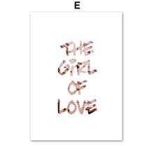 Load image into Gallery viewer, Pink City Street Tree House Bike Quote Wall Art Canvas Painting Nordic Posters And Prints Wall Pictures For Living Room Decor