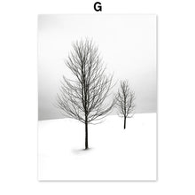 Load image into Gallery viewer, Reeds House Wheat Withered Tree Grass Wall Art Canvas Painting Nordic Poster And Prints Wall Pictures For Living Room Home Decor