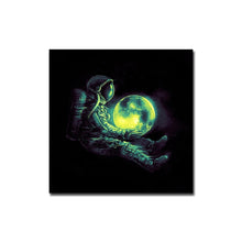 Load image into Gallery viewer, Wall Decor Prints Nordic Style Astronaut Space Dreaming Star Spacecraft Oil Painting Canvas Posters Prints Home Decor No Frame