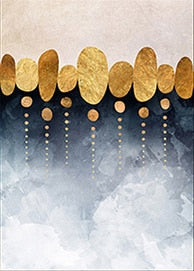 Abstract Landscape Painting Coffee House Wall Art Modern Living Room Canvas Poster Print Study Room Picture Office Decoration