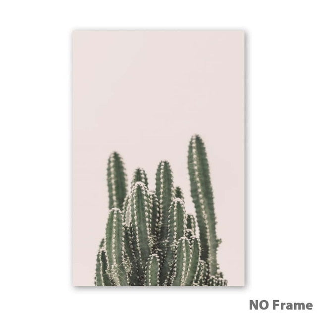 Nordic Pink House Landscape Plant A5 A4 A3 Canvas Painting Poster And Print Living Room Bedroom Wall Art Picture Home Decoration