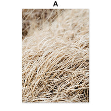 Load image into Gallery viewer, Reeds House Wheat Withered Tree Grass Wall Art Canvas Painting Nordic Poster And Prints Wall Pictures For Living Room Home Decor
