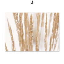 Load image into Gallery viewer, Reeds House Wheat Withered Tree Grass Wall Art Canvas Painting Nordic Poster And Prints Wall Pictures For Living Room Home Decor
