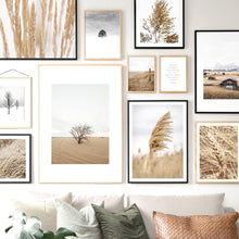 Load image into Gallery viewer, Reeds House Wheat Withered Tree Grass Wall Art Canvas Painting Nordic Poster And Prints Wall Pictures For Living Room Home Decor
