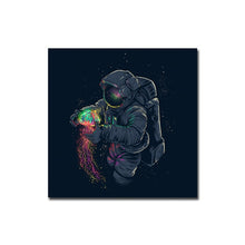 Load image into Gallery viewer, Wall Decor Prints Nordic Style Astronaut Space Dreaming Star Spacecraft Oil Painting Canvas Posters Prints Home Decor No Frame
