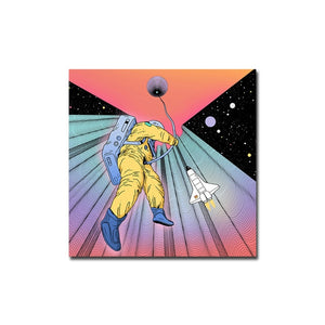 Wall Decor Prints Nordic Style Astronaut Space Dreaming Star Spacecraft Oil Painting Canvas Posters Prints Home Decor No Frame